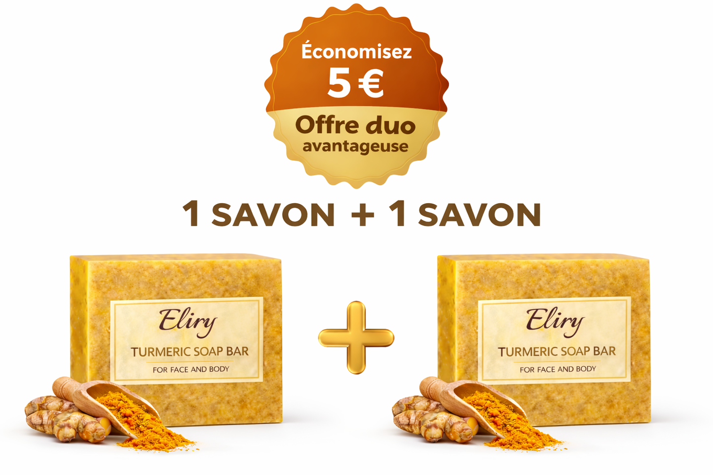 Savon au curcuma