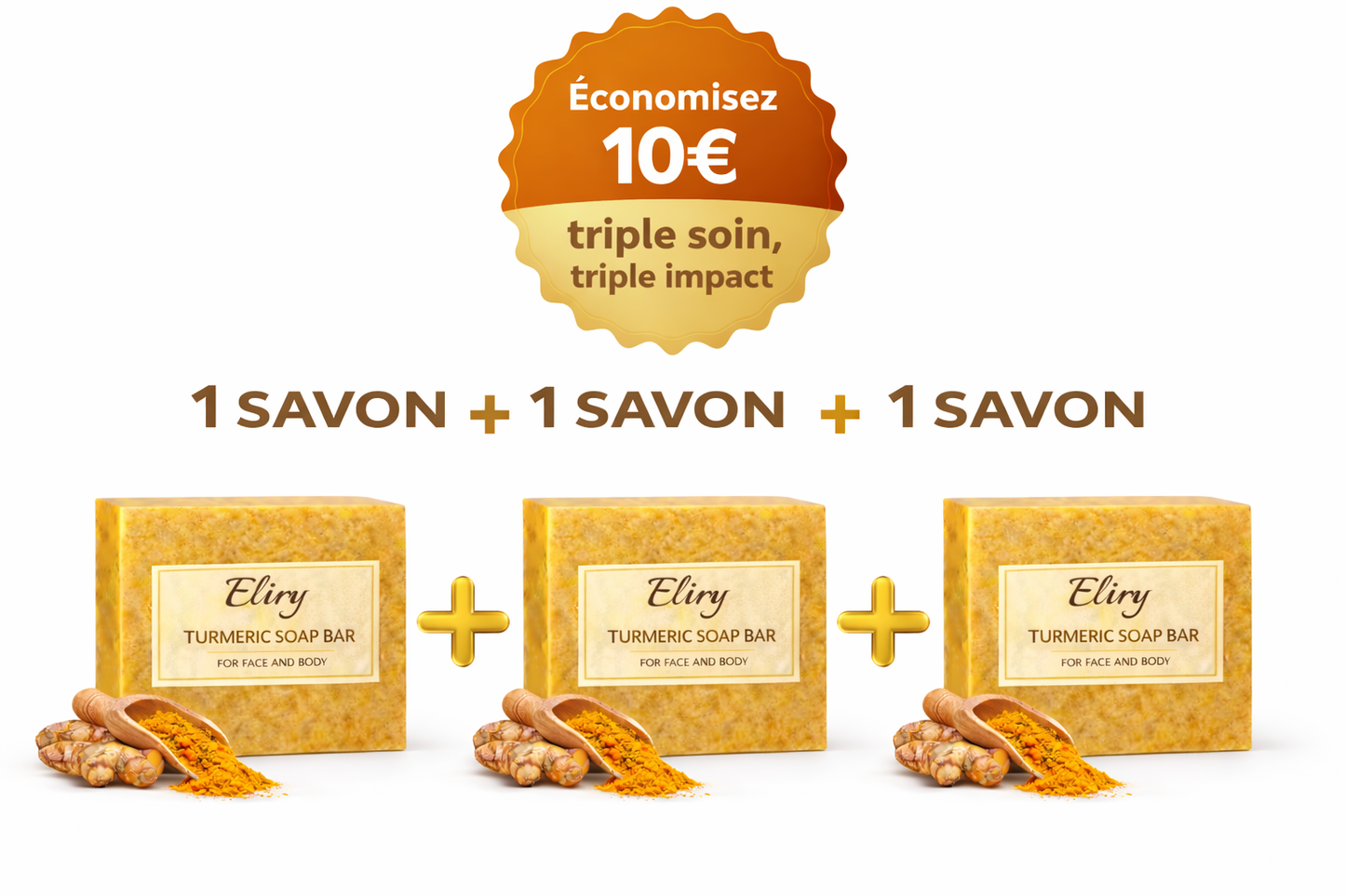Savon au curcuma
